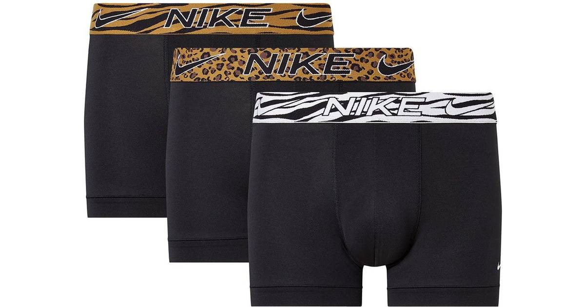 Nike Essential Micro Boxer Shorts 3-pack - Leopard/Zebra/Tiger Wb • Pris »