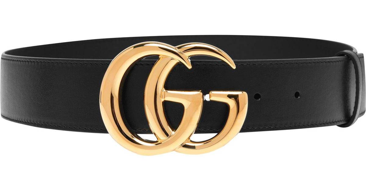 Gucci GG Marmont Belt - Black (4 butiker) • Se priser »