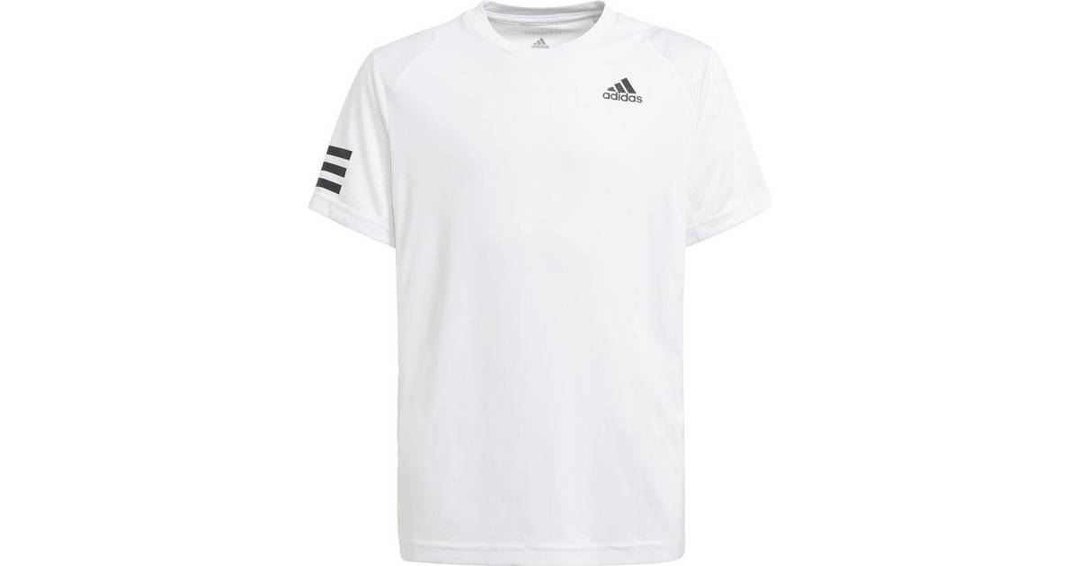 Adidas Junior Club Tennis 3-Stripes Tee - White (GK8180) • Pris »