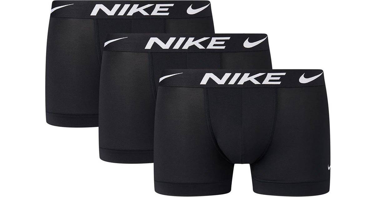 Nike Dri-FIT Essential Micro Boxer 3-pack - Black • Pris »