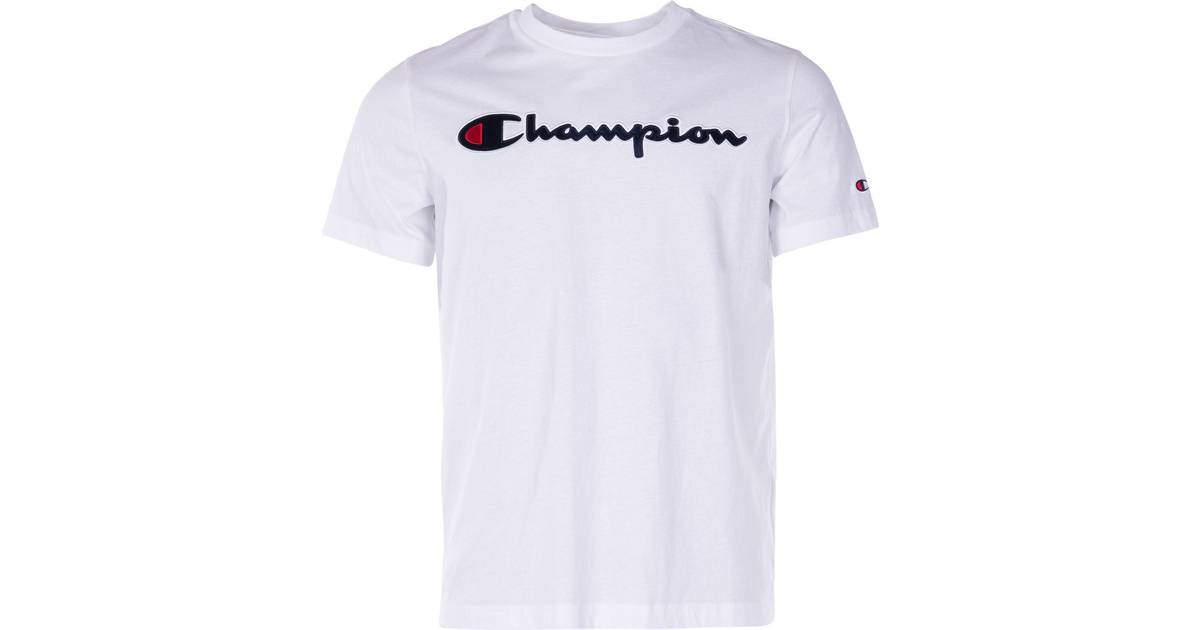 Champion Logo T-shirt - White (3 butiker) • Se priser »