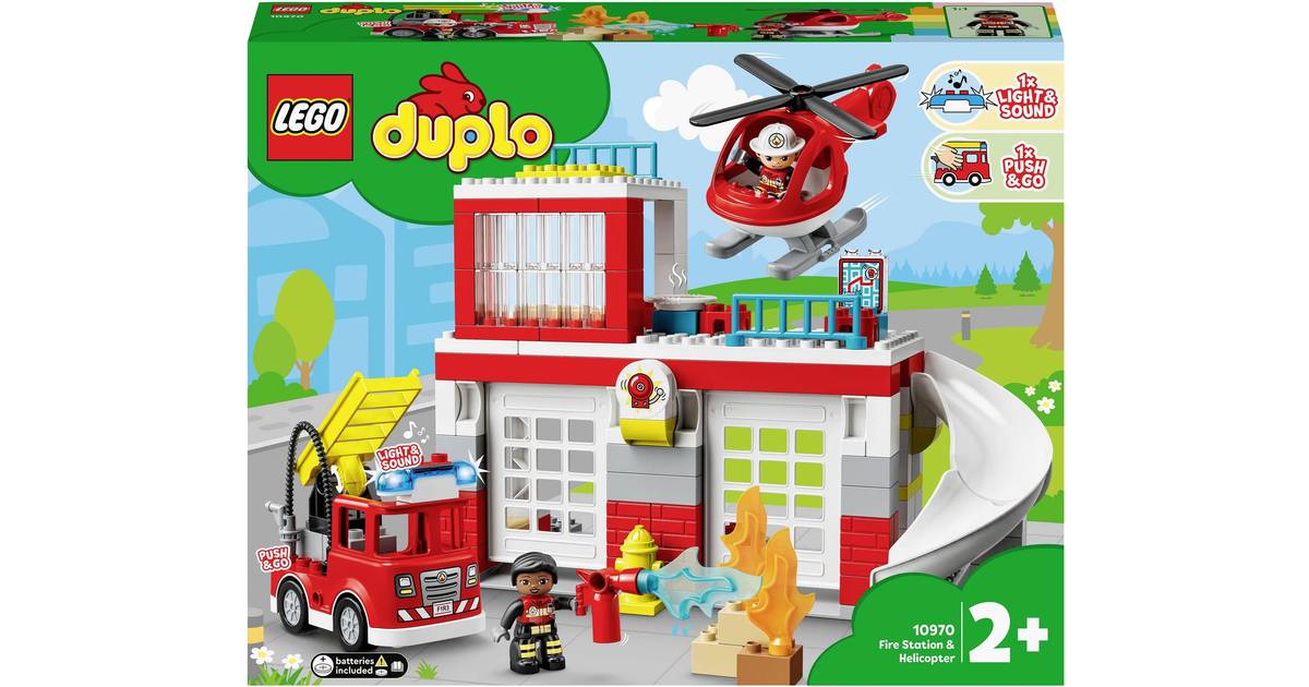Lego Duplo Brandstation & helikopter 10970 • Priser »