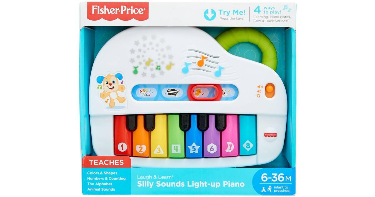 Fisher Price Laugh & Learn Silly Sounds Light up Piano • Pris »