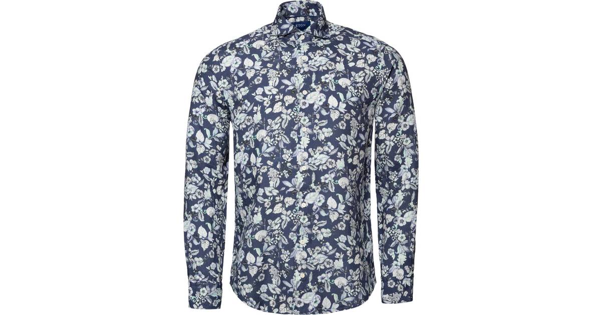 Eton blommig linneskjorta (2 butiker) • PriceRunner »
