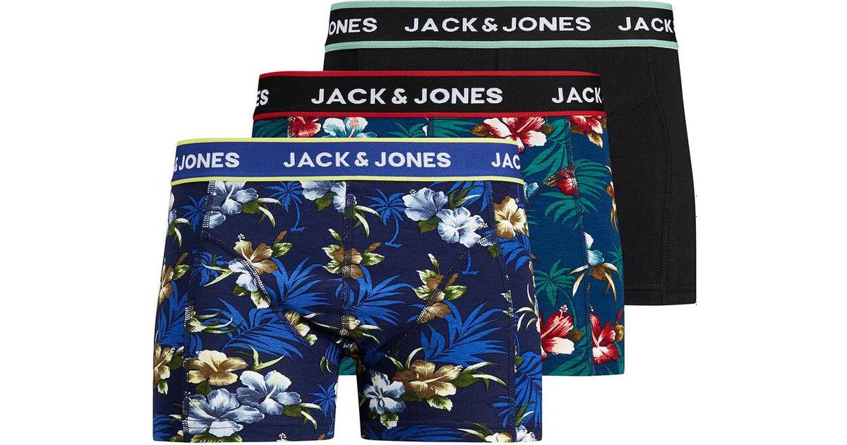 Jack & Jones Jacflower Boxer 3-pack - Multicolor • Pris »
