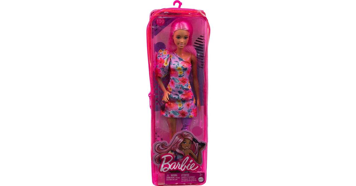 Barbie Fashionistas Doll 189 Off Shoulder Floral Dress • Pris 