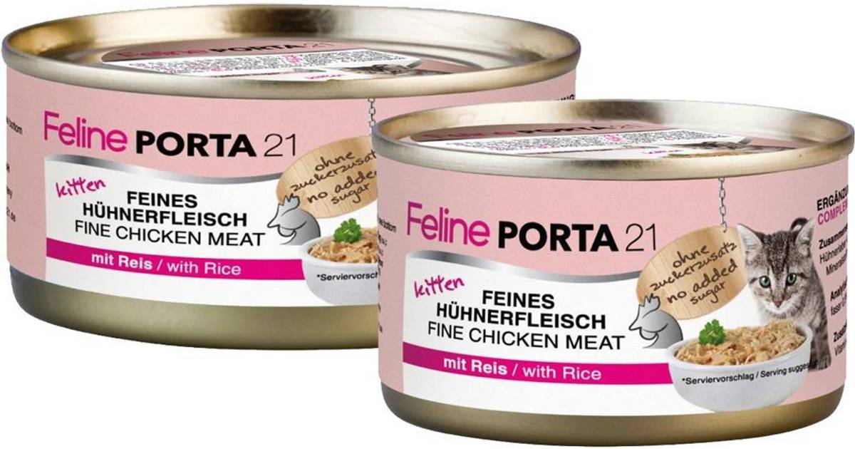 Porta 21 Kitten Sensitive Chicken & Rice 156g • Pris »