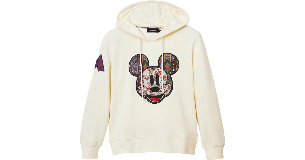 Desigual Hoodie With Mickey Mouse Patch Dam Hoodies • Pris »