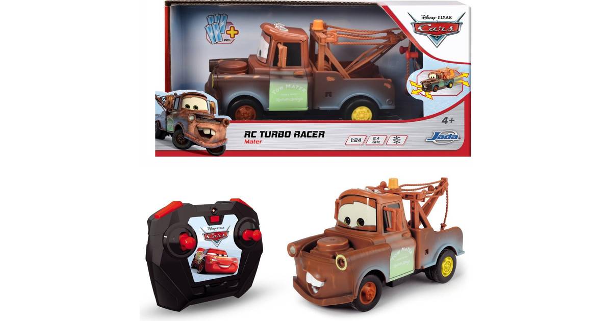 Dickie Toys Disney Pixar Cars Turbo Racer Mater RTR 203084033 • Pris »