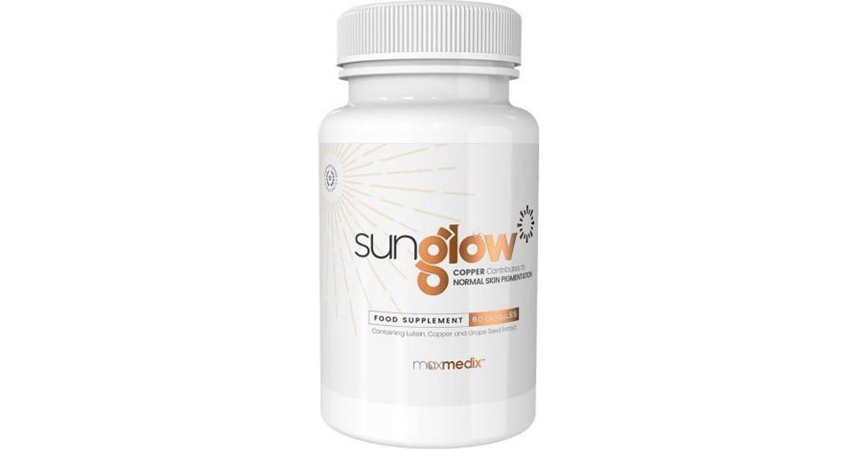 Maxmedix Sunglow kosttillskott, 120 tabletter Bli brun utan sol med  betakaroten • Pris »