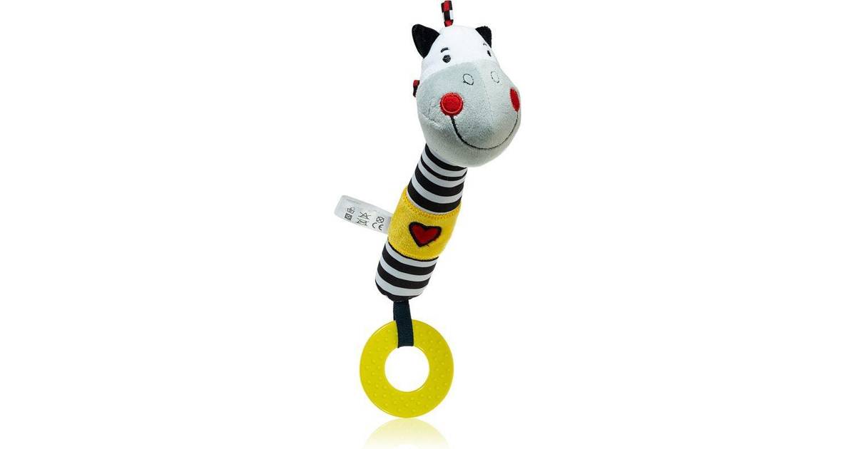 BabyOno Squeaky Toy with Teether pipleksak med bitleksak Zebra Zack 1 st •  Pris »