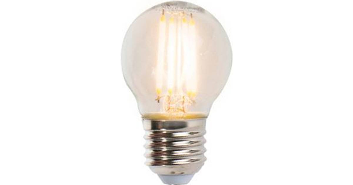 Luedd Uppsättning av 5 E27 dimbara LED-glödlampor 5W 470lm 2700K • Pris »