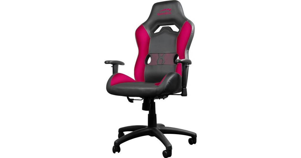 SpeedLink Looter stol, svart gamingstol, konstläder, svart rosa, 64 × 68 ×  114–122 cm (B × D × H) • Pris »