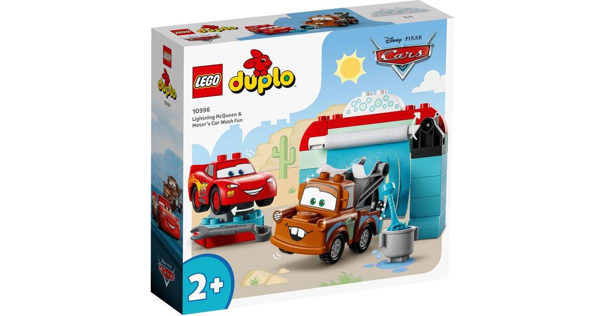Lego Duplo Disney Pixar Cars Lightning McQueen & Mater's Car Wash Fun 10996  • Pris »