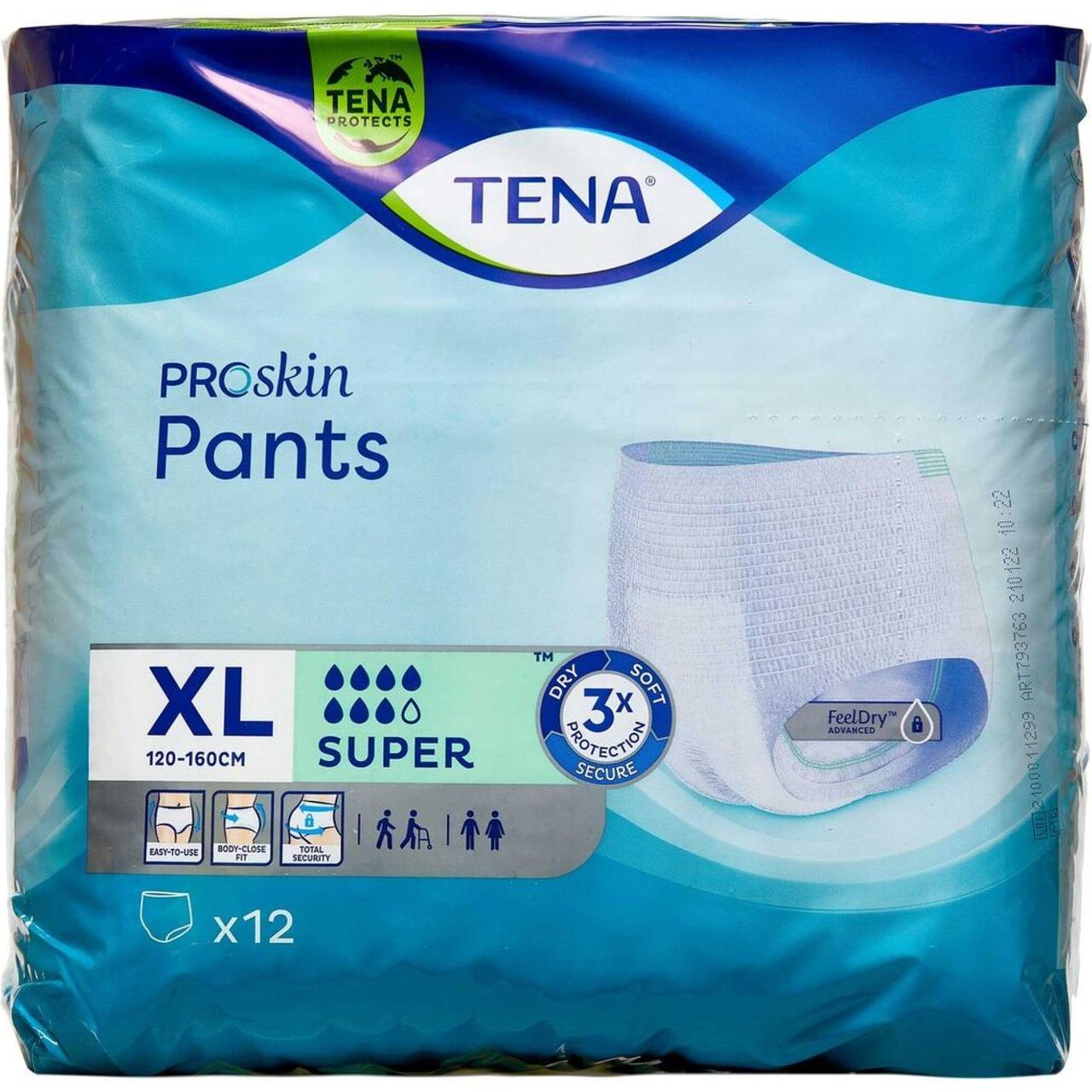 OneMed Inkontinensskydd allt-i-ett byxa TENA Pants Super XL • Pris