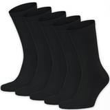 Frank Dandy Bamboo Solid Crew Socks 5-pack - Black • Pris »