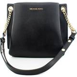Michael Kors Women's Handbag 35T0GXZL5L-BLACK Black • Pris »
