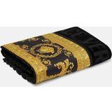 Versace I Heart Baroque Handduk Svart, Guld (100x60cm) • Pris »