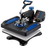 Costway 6 in 1 Heat Press Machine Digital Transfer Sublimation T-Shirt - Steam & Heat - Black