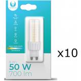 10 pack Lampada alogena LED Ø13 - G9 - 200 Lumen 