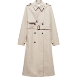 Moda Coat Oatmeal Long - Fortuneaya Vero » Melange Pris •