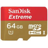 SanDisk Extreme MicroSDXC UHS-I U1 64GB • Se pris