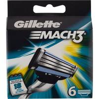 Gillette Mach3 6-pack • Se lägsta priset (7 butiker) hos PriceRunner »