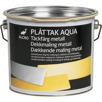 Alcro Plåttak Aqua Metallfärg Svart 10L • Se priser (1 butiker) »