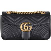 Gucci GG Marmont Small Matelassé - Black • Se priser (1 butiker) »