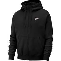 Nike Club Fleece Full-Zip Hoodie Men - Black/White