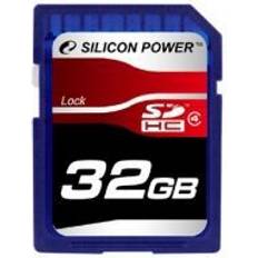 Silicon Power 32 GB Minneskort Silicon Power SDHC Class 4 32GB
