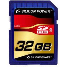 Silicon Power 32 GB Minneskort Silicon Power SDHC Class 10 32GB