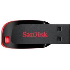 128 GB USB-minnen SanDisk Cruzer Blade 128GB USB 2.0
