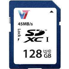V7 SDXC Minneskort V7 SDXC 45MB/s 128GB