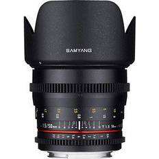 Samyang Olympus/Panasonic Micro 4:3 Kameraobjektiv Samyang 50mm T1.5 AS UMC VDSLR for Micro Four Thirds