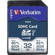 Verbatim Pro SDHC UHS-I U3 90/45MB/s 32GB