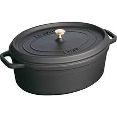 Staub Oval med lock 5.5 L