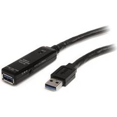 3.0 - USB A-USB A - USB-kabel Kablar StarTech Active USB A - USB A M-F 3.0 5m