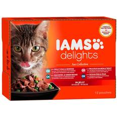 IAMS Delights Adult in Jelly - Land & Sea Mix