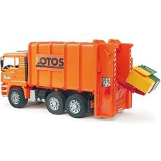 Bruder Plastleksaker Sopbilar Bruder MAN TGA Rear Loading Garbage Truck 02762