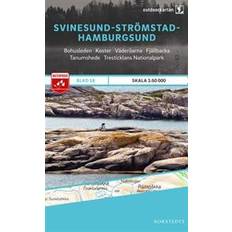 Outdoorkartan Svinesund Strömstad Hamburgsund: Blad 18 skala 1:50000 (Karta, Falsad., 2015)