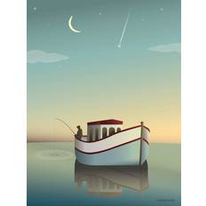 Vissevasse The Fisherman Poster 50x70cm