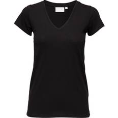 InWear T-shirts InWear Rena V T-shirt Kntg - Black