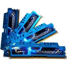 1600 MHz - 32 GB - DDR3 RAM minnen G.Skill RipjawsX DDR3 1600MHz 4x8GB (F3-1600C9Q-32GXM)