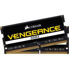 Corsair SO-DIMM DDR4 RAM minnen Corsair Vengeance Black SO-DIMM DDR4 2666MHz 2x16GB (CMSX32GX4M2A2666C18)