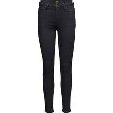Lee Dam - Skinnjackor - W36 Byxor & Shorts Lee Scarlett High Jeans - Black Rinse