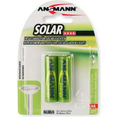 Ansmann Batterier - NiMH Batterier & Laddbart Ansmann Solar NiMH Rechargeable AA 800mAh MaxE Compatible 2-pack