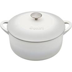 Denby Övriga grytor Denby Natural Canvas Cast Iron Round med lock 5.2 L 26 cm