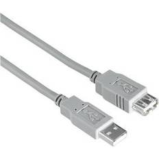 Guld - USB-kabel Kablar Hama USB A - USB A M-F 2.0 3m