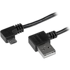 PVC - USB A-USB Micro-B - USB-kabel Kablar StarTech USB A - USB Micro-B (2x angled) 2.0 2m